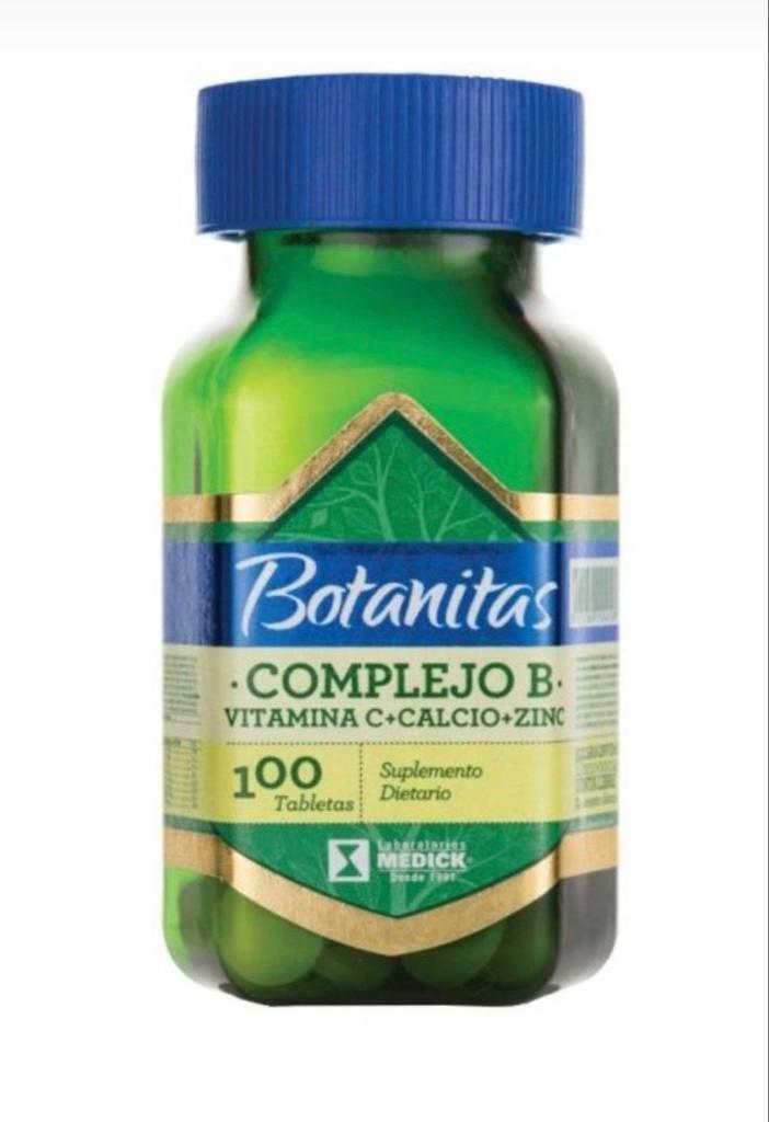 Botanitas Complejo B. 100 C.P.