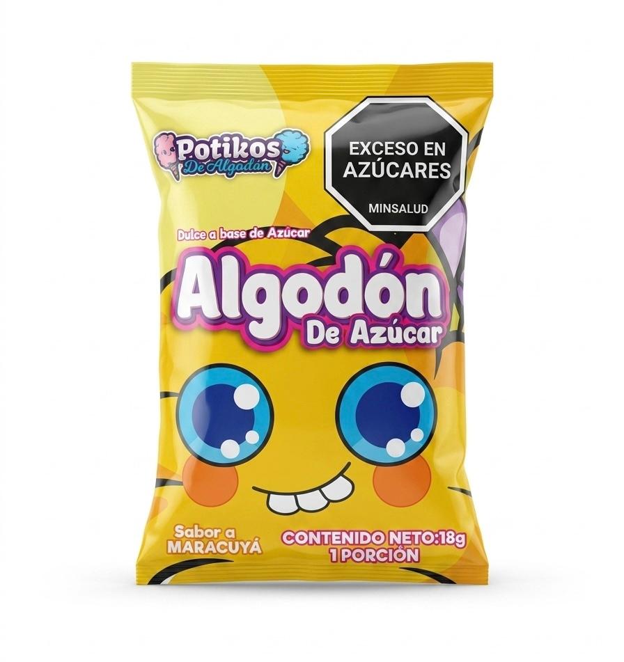 Algodón De Azúcar Maracuyá 18g
