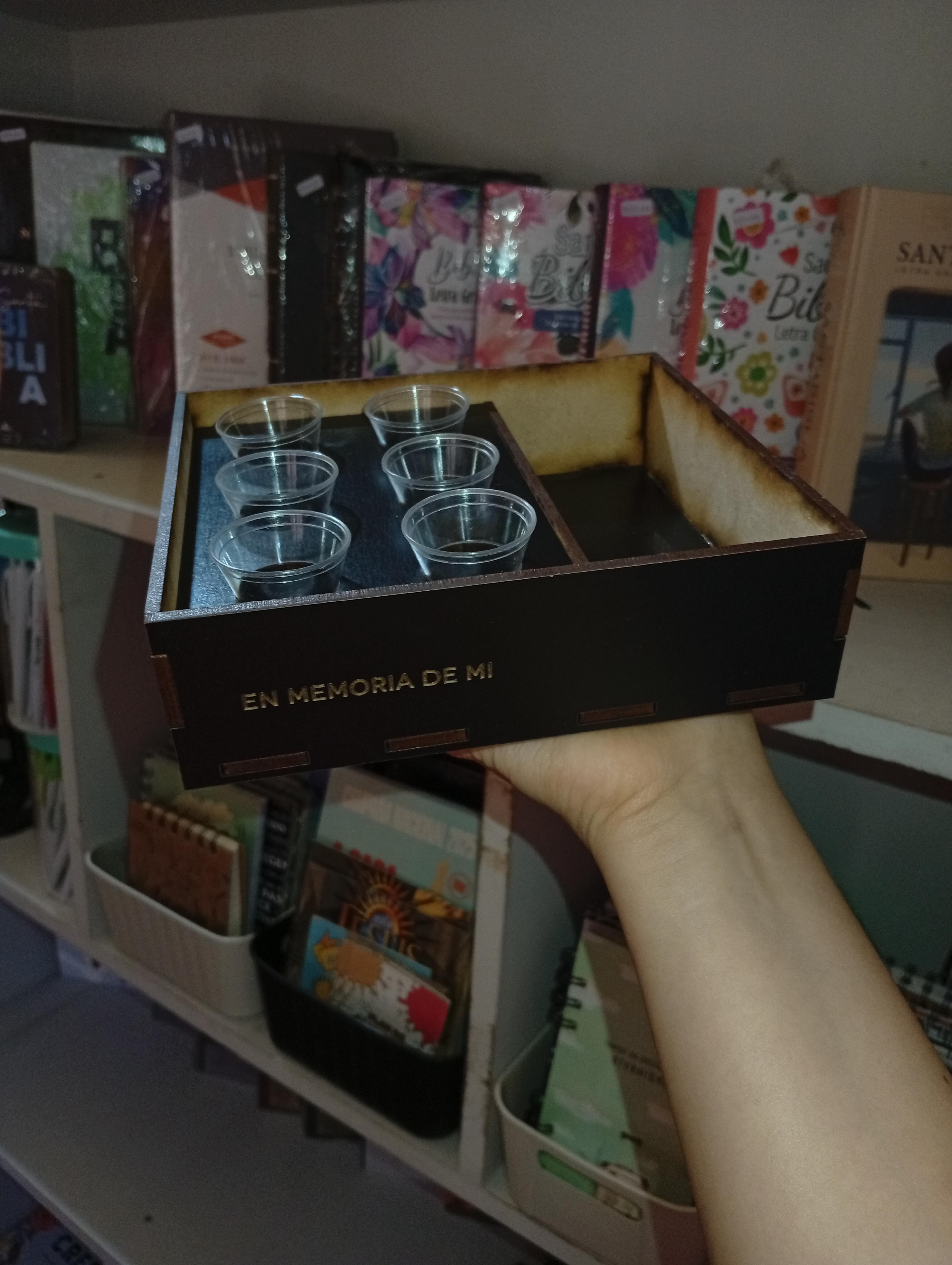 Bandeja para santa cena 6 copitas