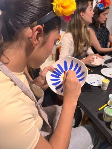 Clase de pintura de vajillas