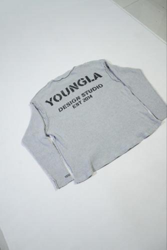 Miniatura 3 de DECONSTRUCTED STENCIL DIAMOND GYM YLA GRIS