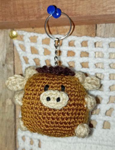 Llavero Toro amigurumi