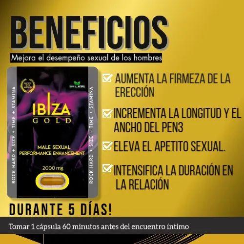 Miniatura 2 de 1 Pastilla ibiza Gold para hombres vigorizante energetizante afrodisiaco