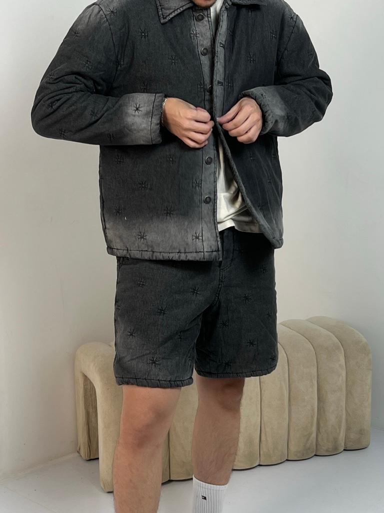 Conjunto Elias Padded Denim Jacket