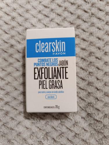 Jabón barra exfoliante rostro piel grasa - Avon