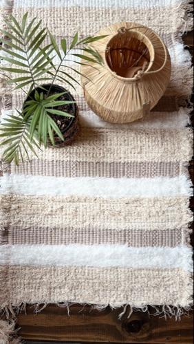 Miniatura 3 de Alfombra 3 tonos tostado -1,20 x0,60