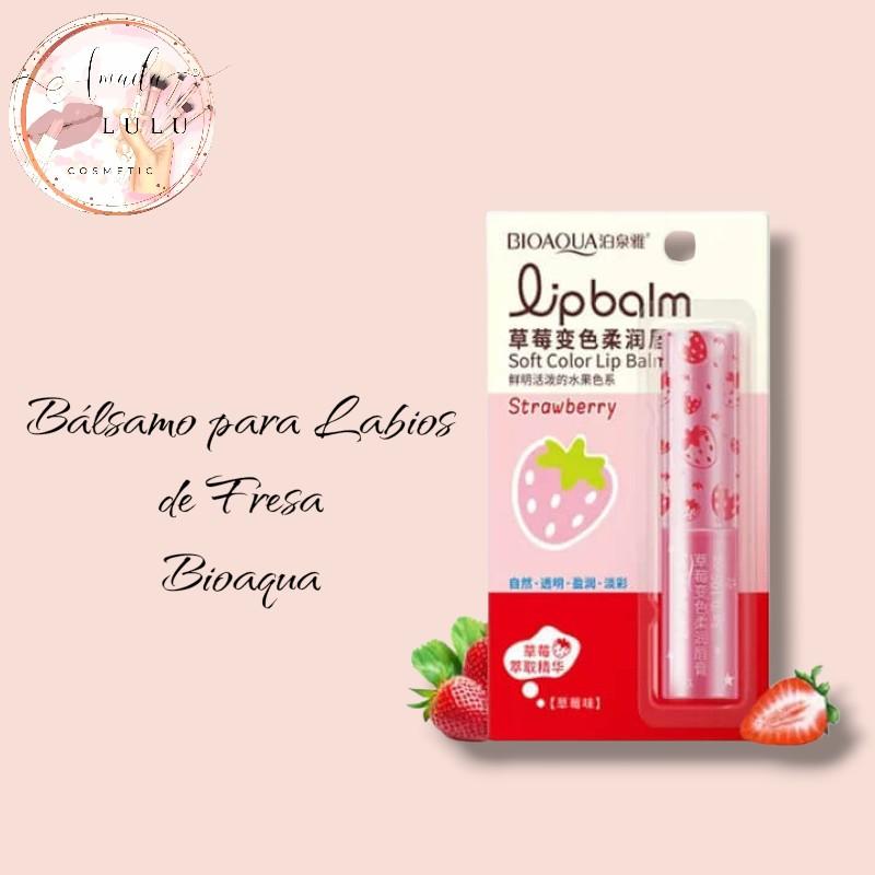 Bálsamo de Labios de Fresa Bioaqua
