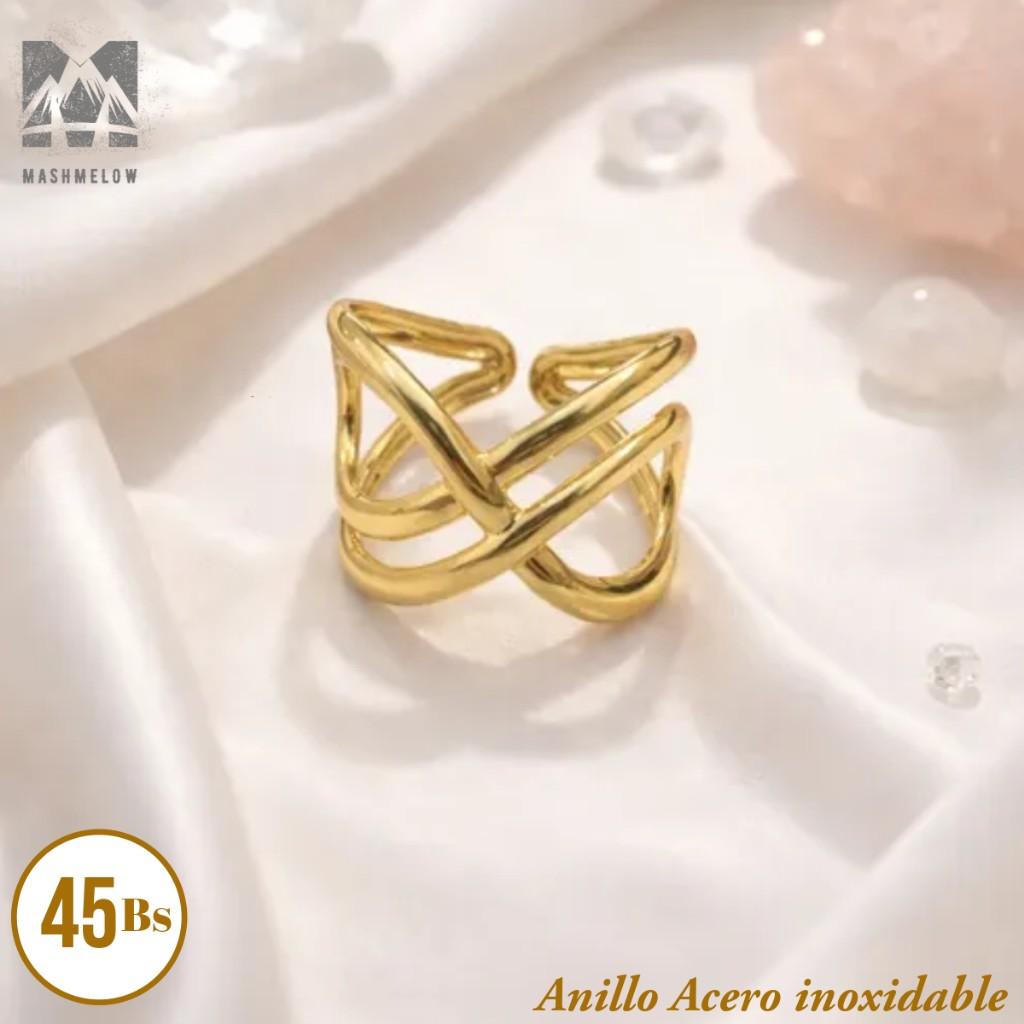 Anillo asimetrico inox