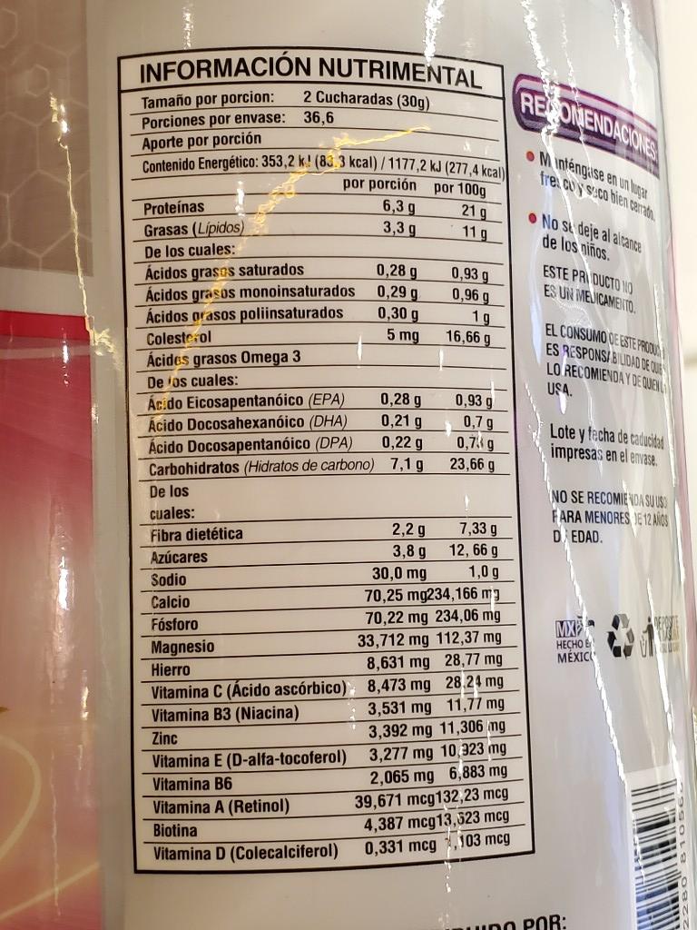 Miniatura 2 de Colágeno Sabor Natural Supra 1,1Kg