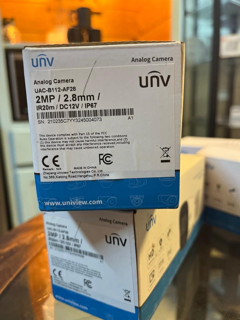 Miniatura 2 de cámara analógica de seguridad tipo bala de la marca Uniview (UNV