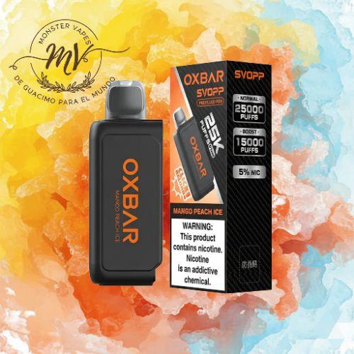 CARTUCHO OXBAR (MANGO PEACH ICE) 25K PUFFS