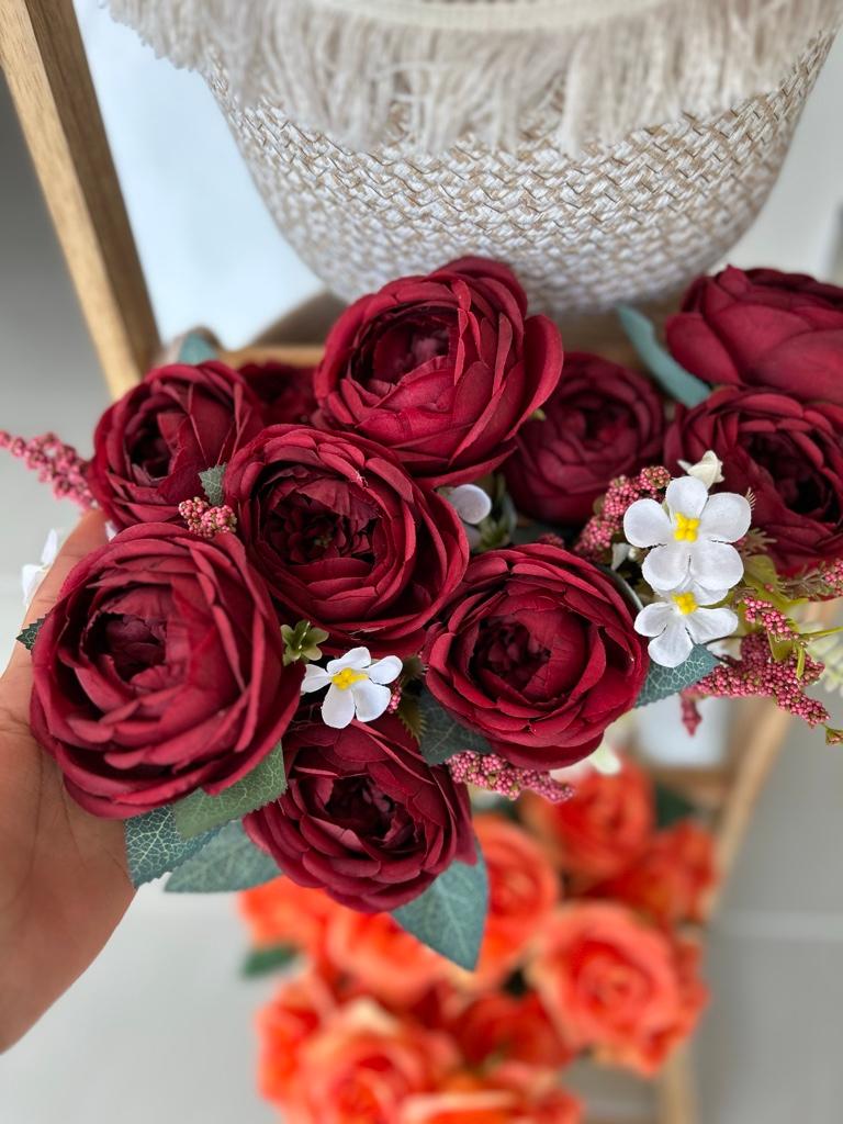 HG-AP004 Rosas rojo vino