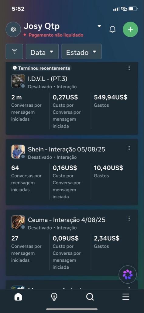 Miniatura 2 de Gestão de tráfego (Meta ADS)
