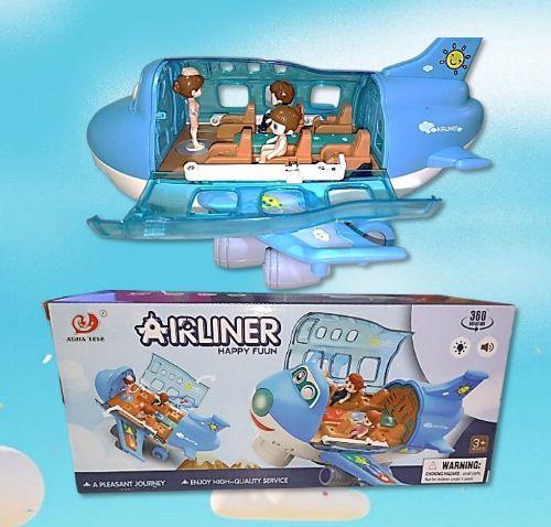 Avión azul musical (JH354)