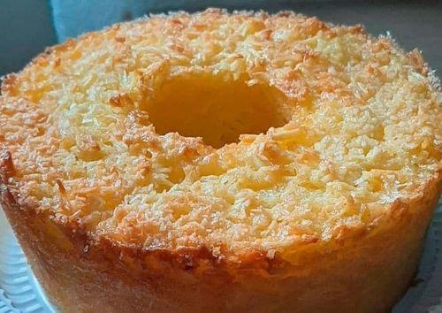 Bolo de Macaxeira- (fatia)