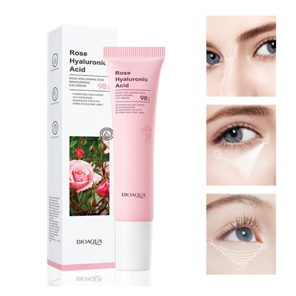 Contorno de ojos rosas: hidrata con suavidad, revitaliza la piel cansada y aporta un efecto calmante que ilumina y refresca la mirada