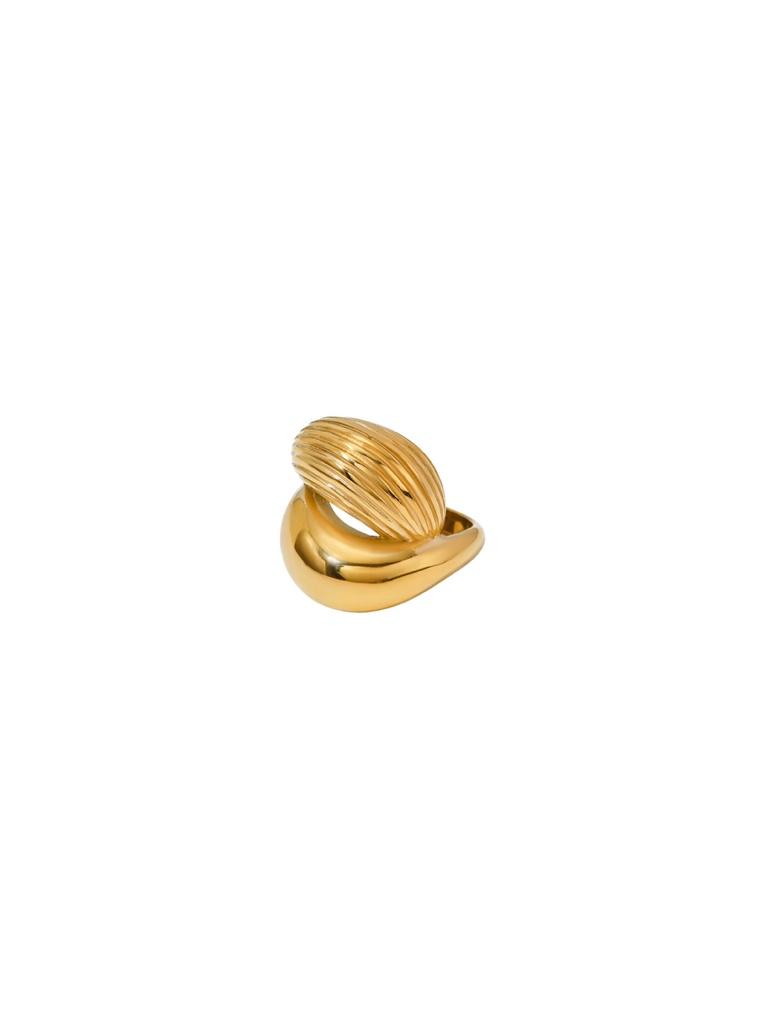 Anillo chunky textura