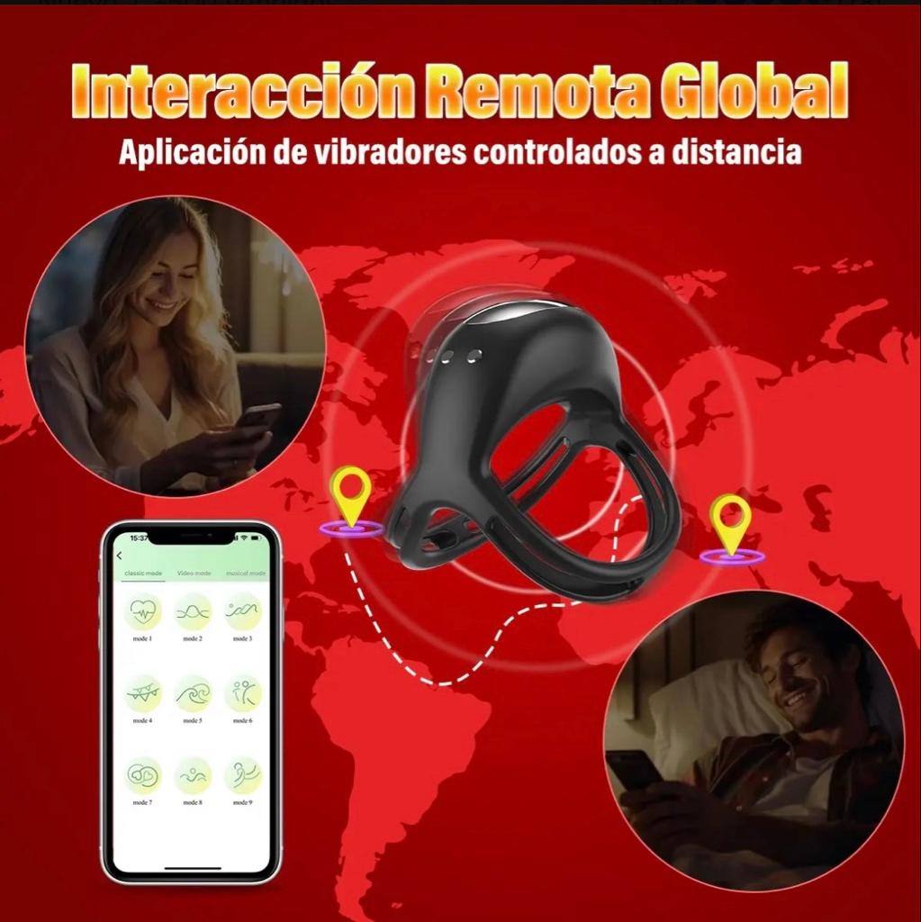 Miniatura 2 de Anillo vibrador con App