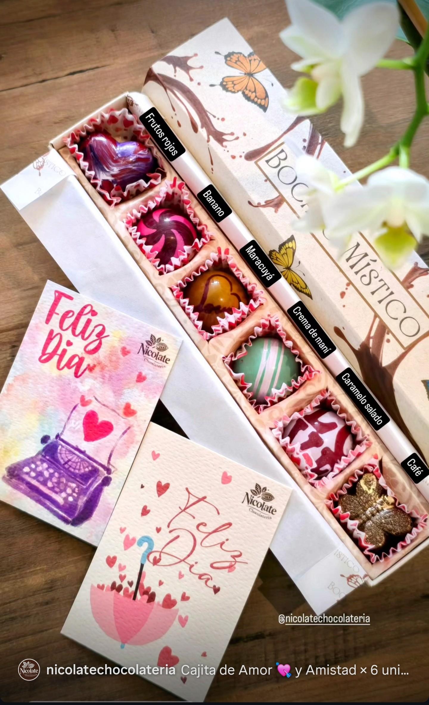 Bombones x 6 unidades especial Amor y Amistad / Valentino