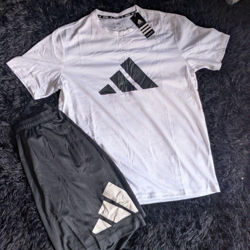 Adidas black and white