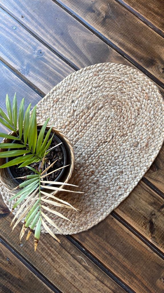 Miniatura 3 de Alfombra ovalada yute