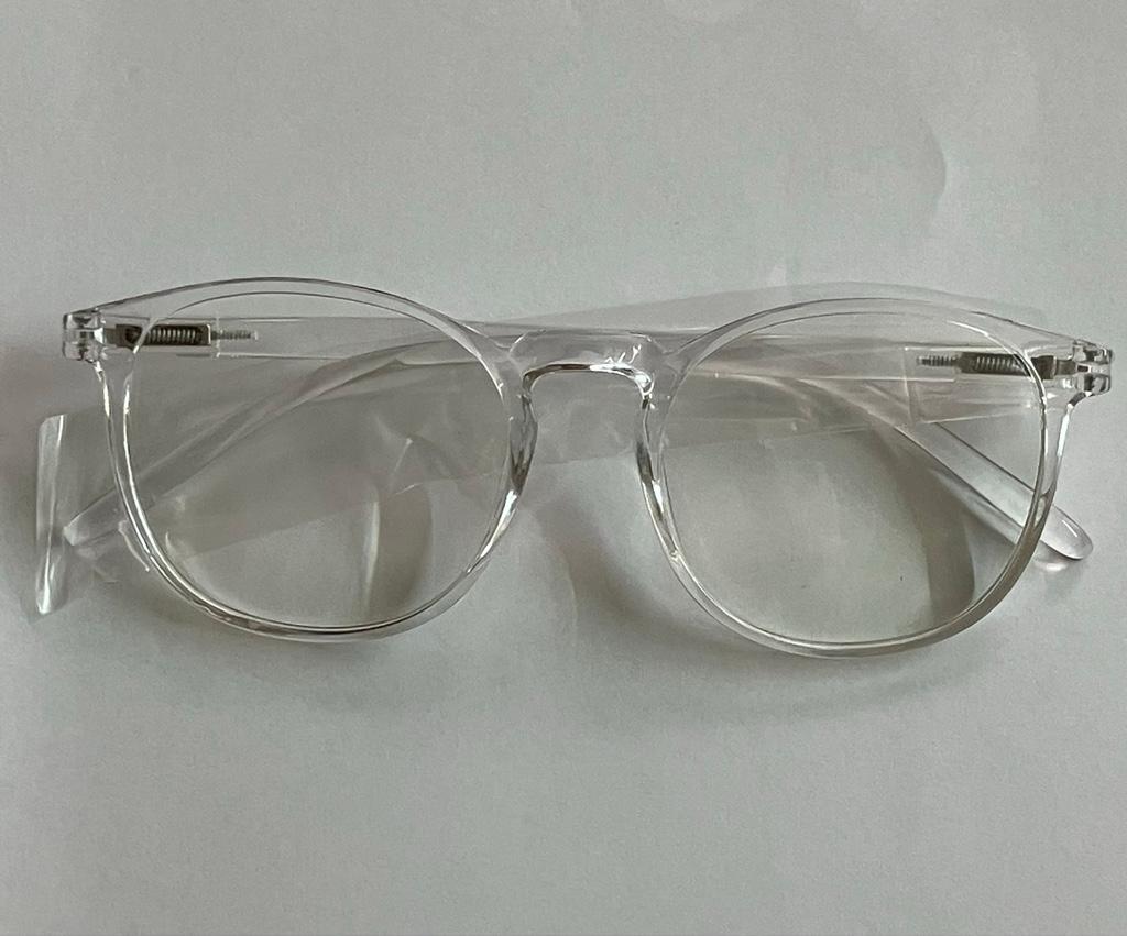 Lentes anti-reflejo y luz azul Redondos (Transparente)