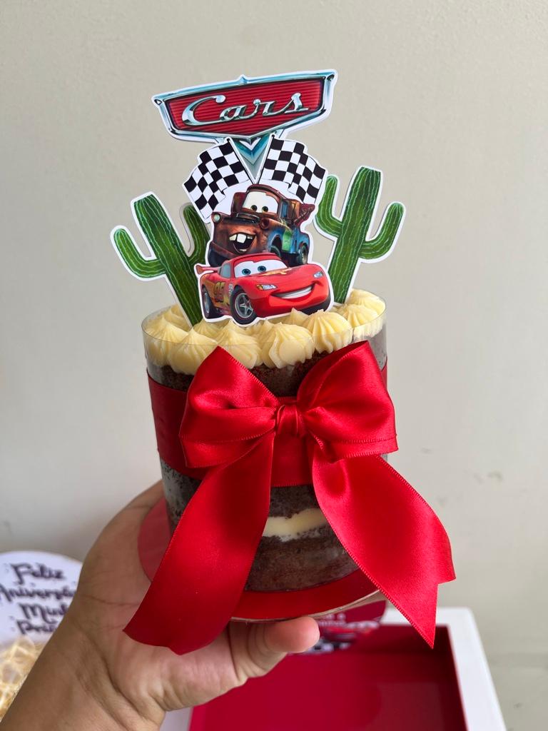 Bolo personalizado para cesta