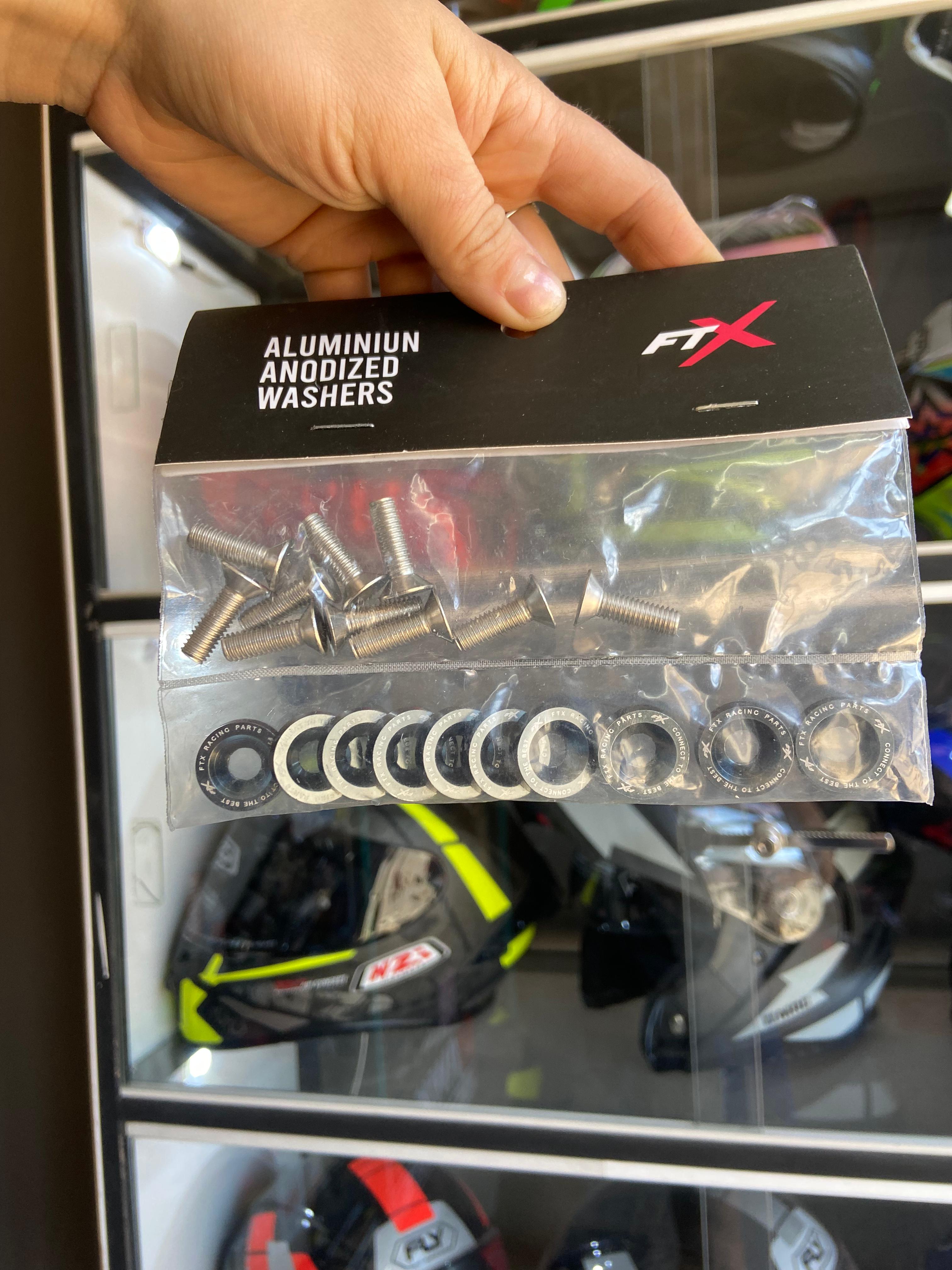 Arandelas ANODIZADAS plateadas