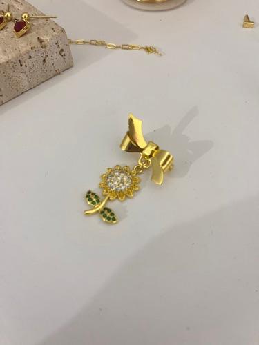 Broche girasol