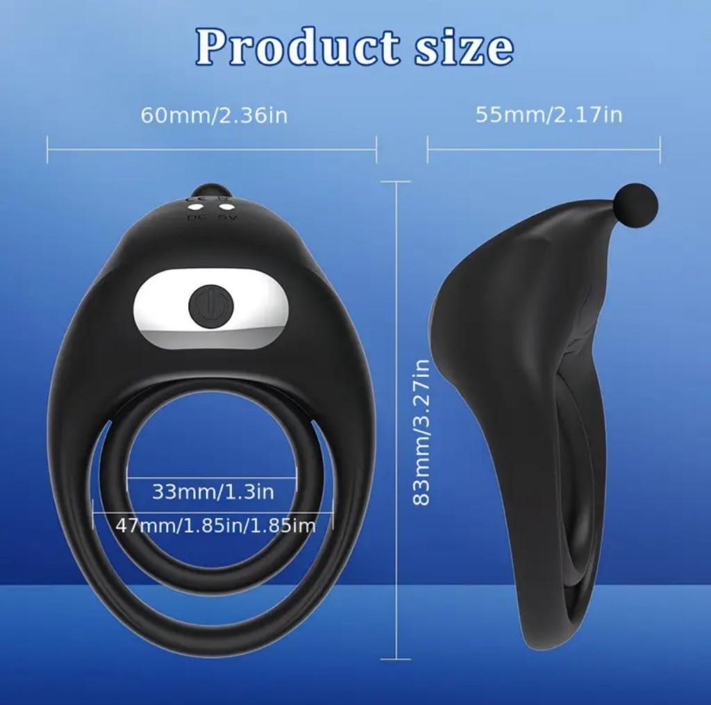 Miniatura 3 de Anillo vibrador con control remoto
