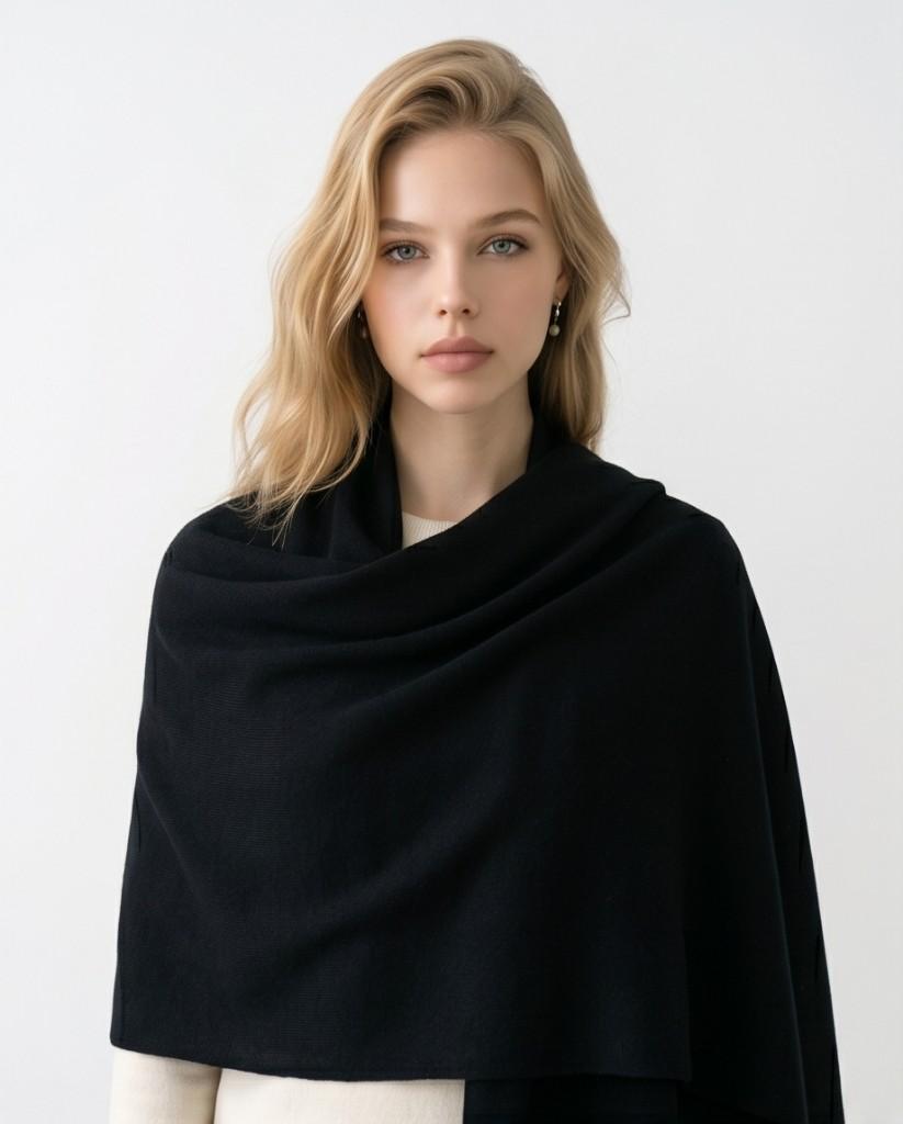 Miniatura 2 de #12 PASHMINA NEGRA