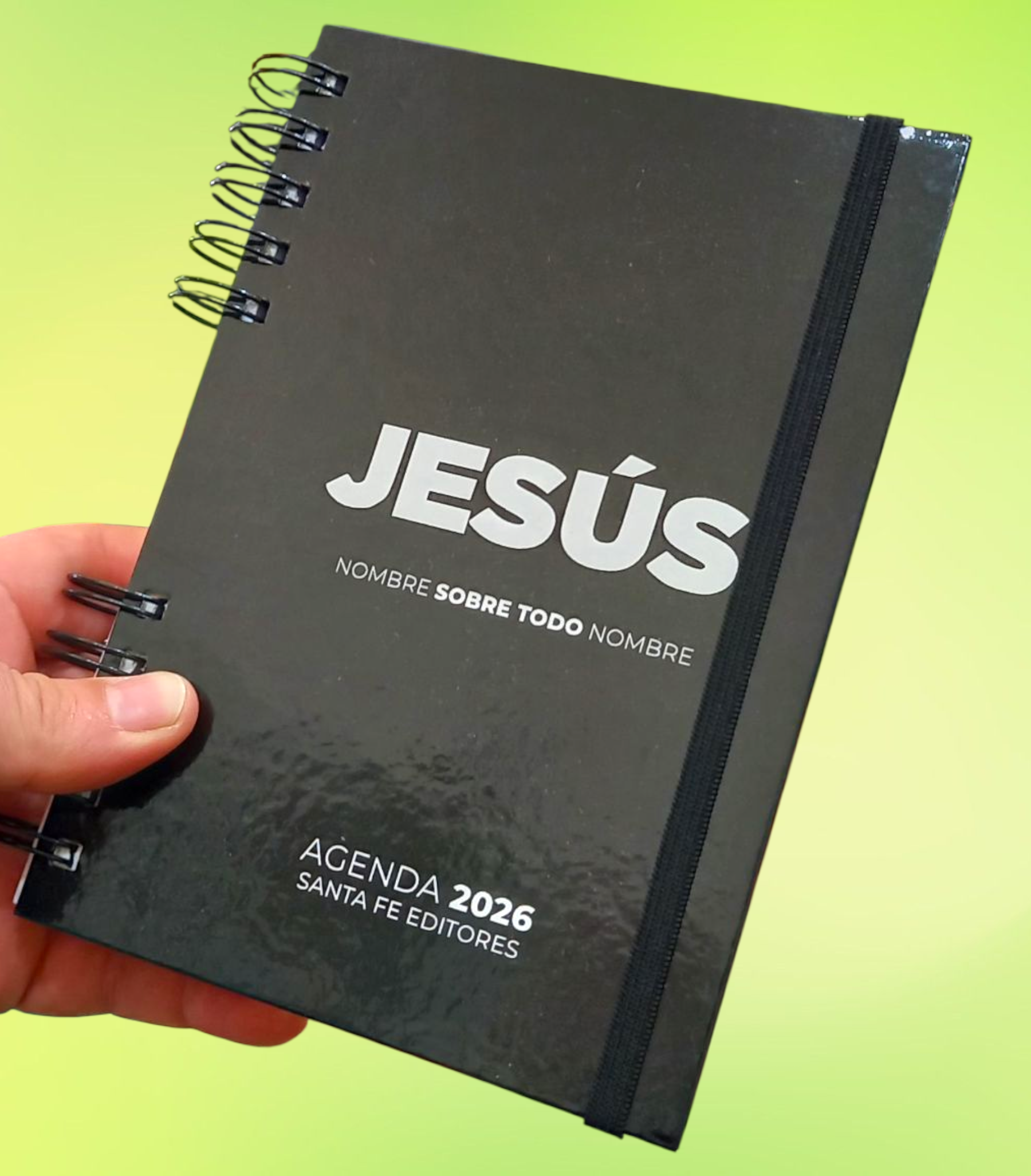 Agenda 2026 tapa dura con elastico
