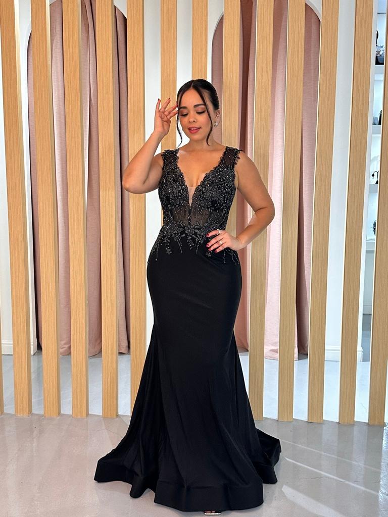 Black Sirena Dress