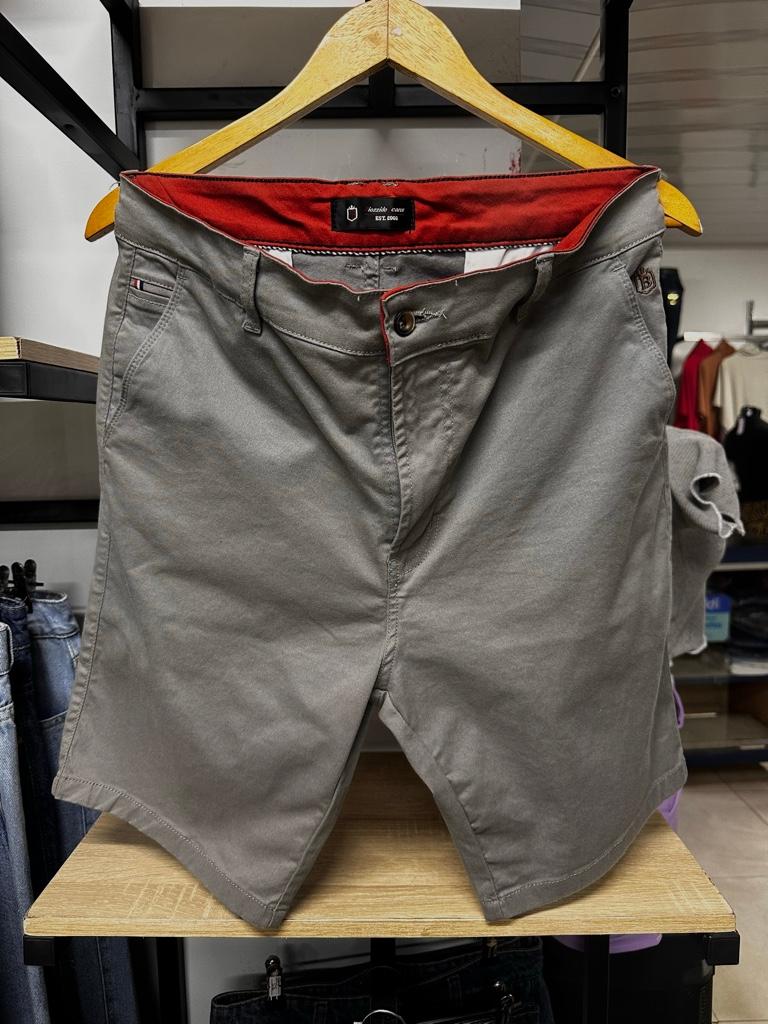 Bermuda Drill Gris BIOZIDO