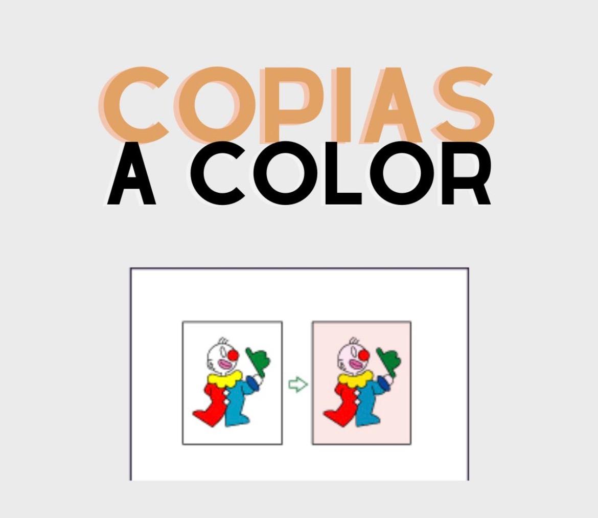 Copias a Color