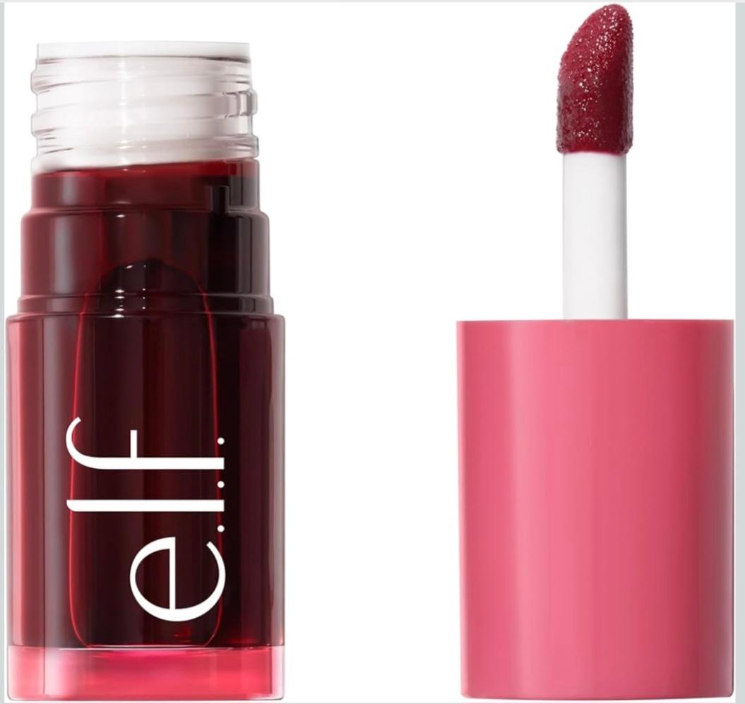 ELF Sheer for it tint tono left on red