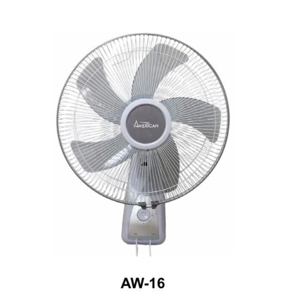 Abanico de Pared AW-16 Azul (American)