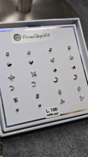 Aretes Estilo Mini Studs (plateados)