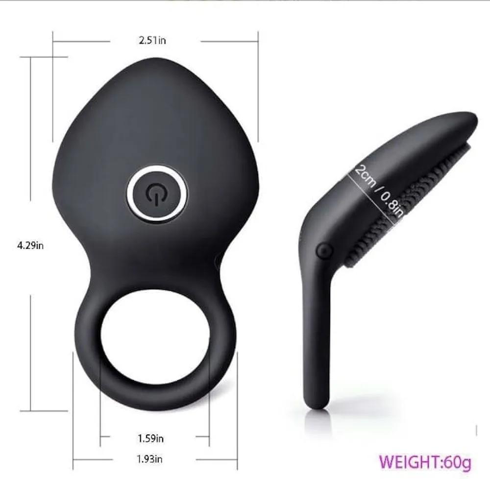 Miniatura 3 de Anillo vibrador doble placer