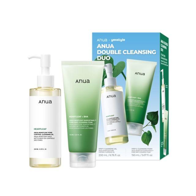 Anua set de heartleaf pore control
