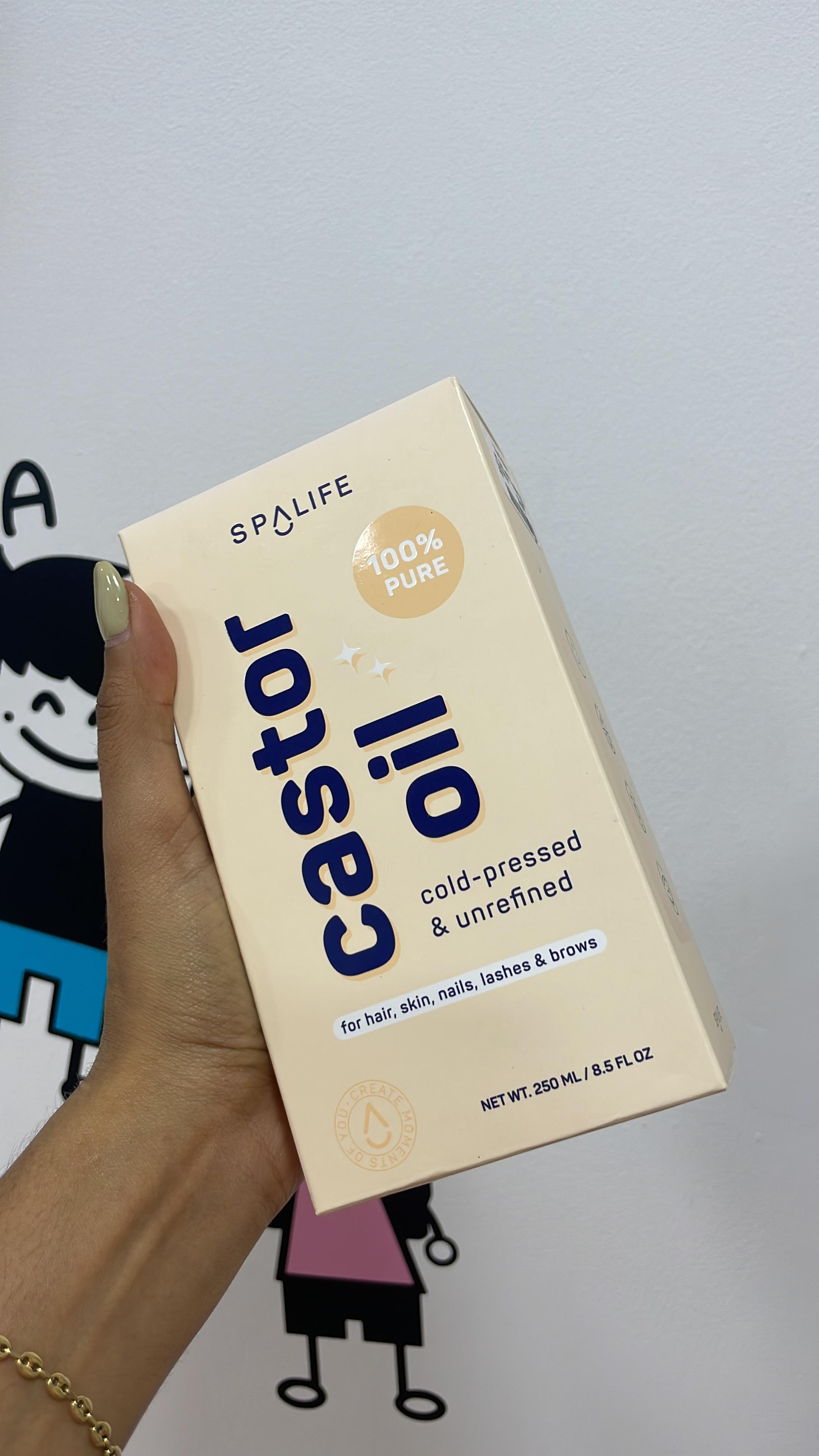 Aceite de castor para cabello cejas y pestañas