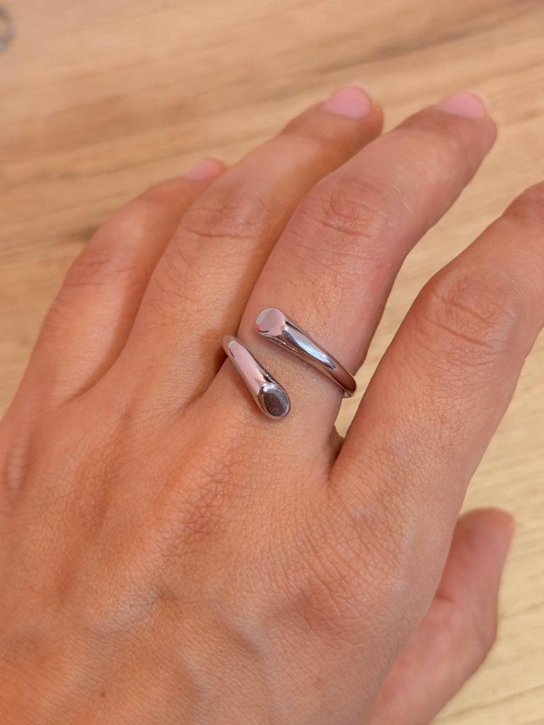 Anillo ajustable plata