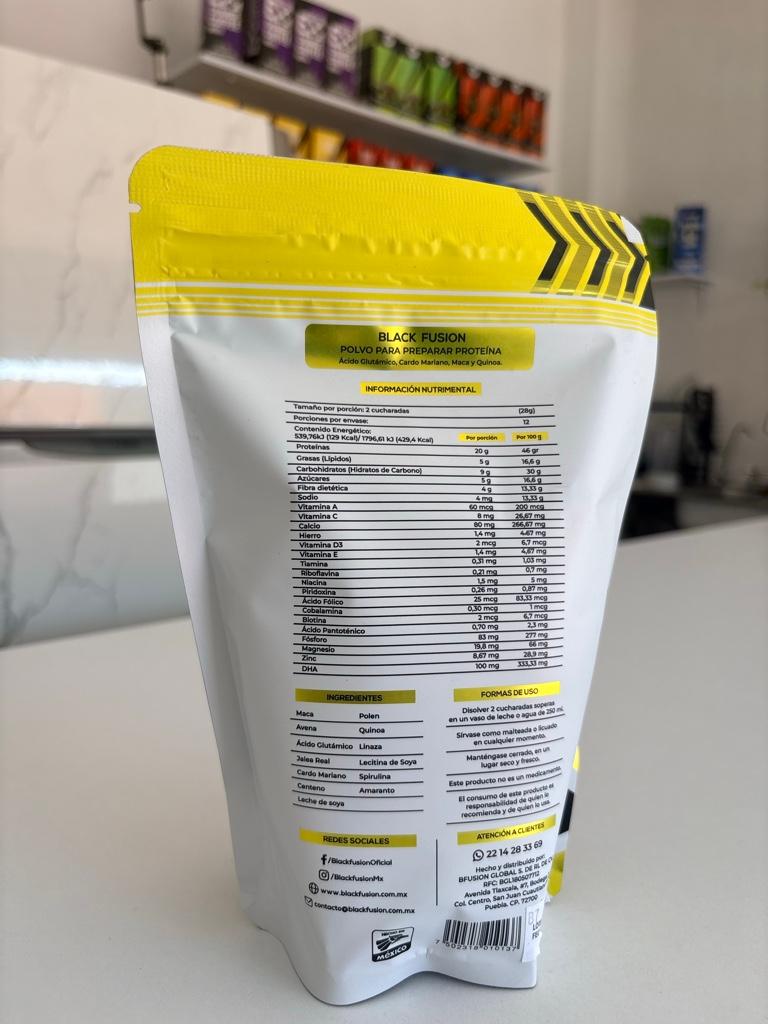 Miniatura 2 de Black Protein sabor vainilla