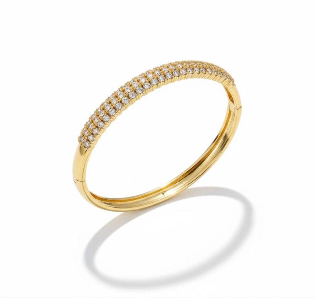 Bracelete Cravejado Dourado