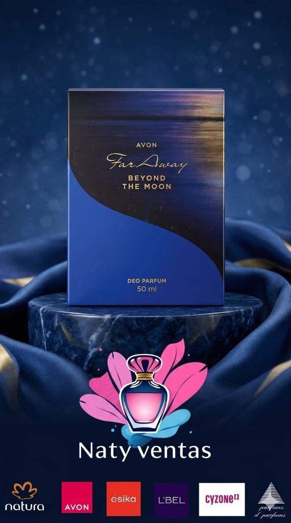 Avon Far Away Beyond The Moon
fragancia femenina 50 ml.