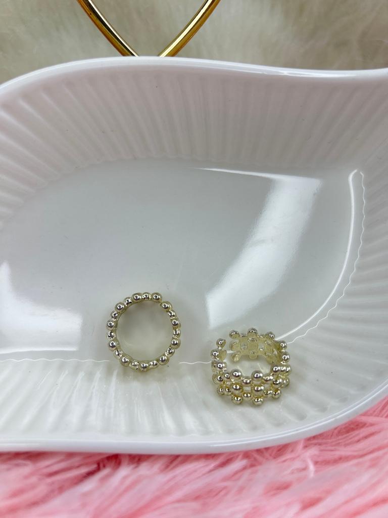 Anillo en perlas