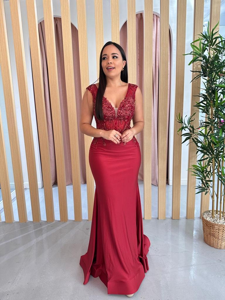 Miniatura 2 de Burgundy Dress