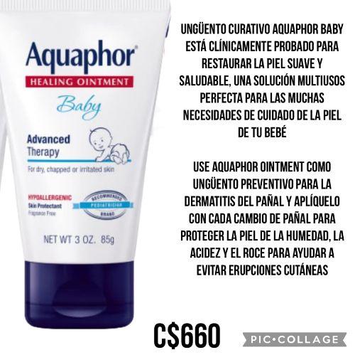 Aquaphor Baby Healing Ointment Advanced Therapy.
Es una pomada hipoalergénica y sin fragancia, recomendada por pediatras.