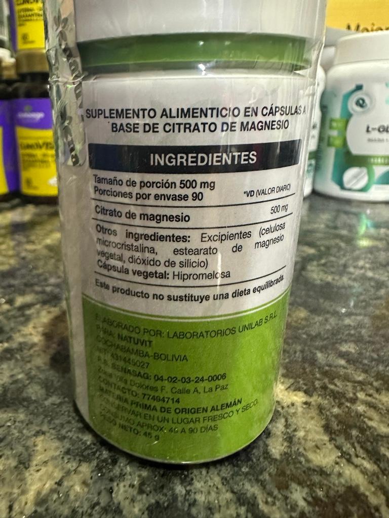 Miniatura 2 de CITRATO DE MAGNESIO