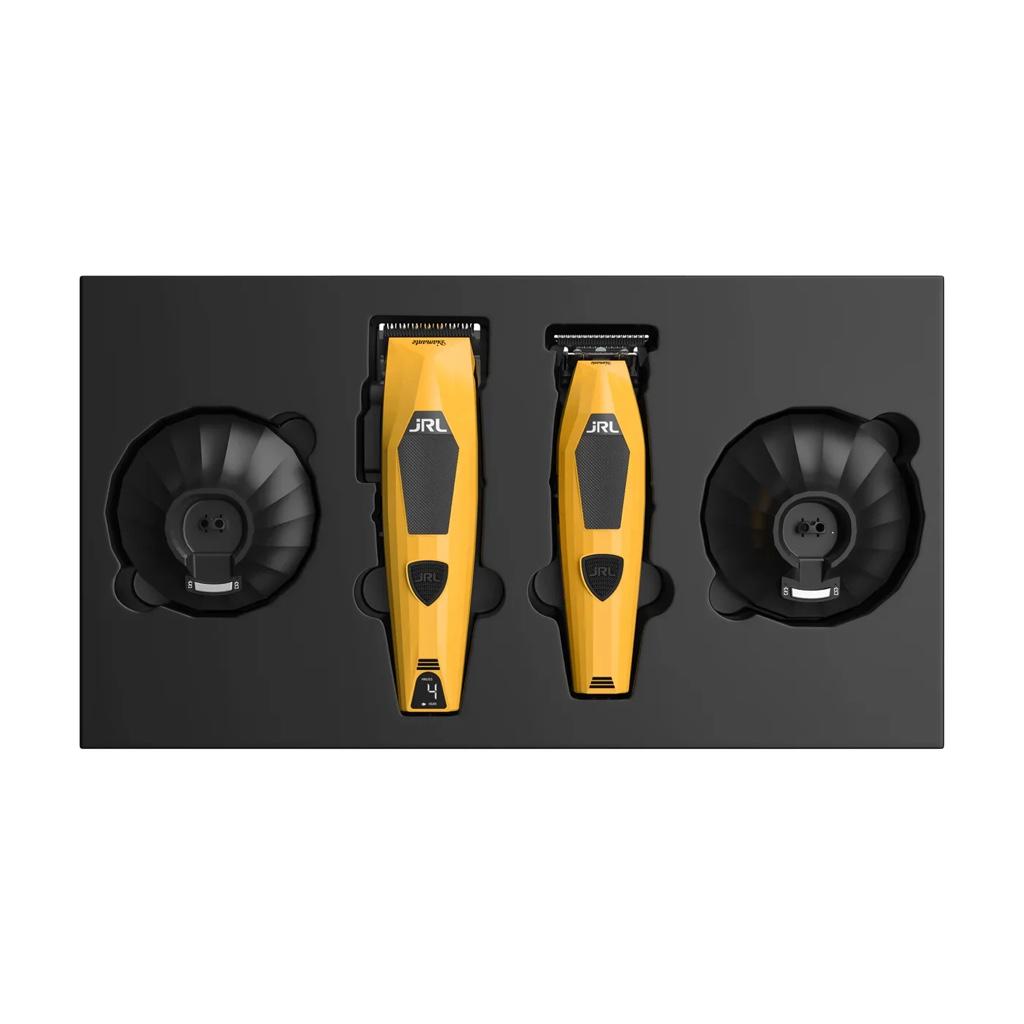 Miniatura 2 de 4. JRL Professional Diamante Cordless Clipper & Trimmer Comb Set Yellow